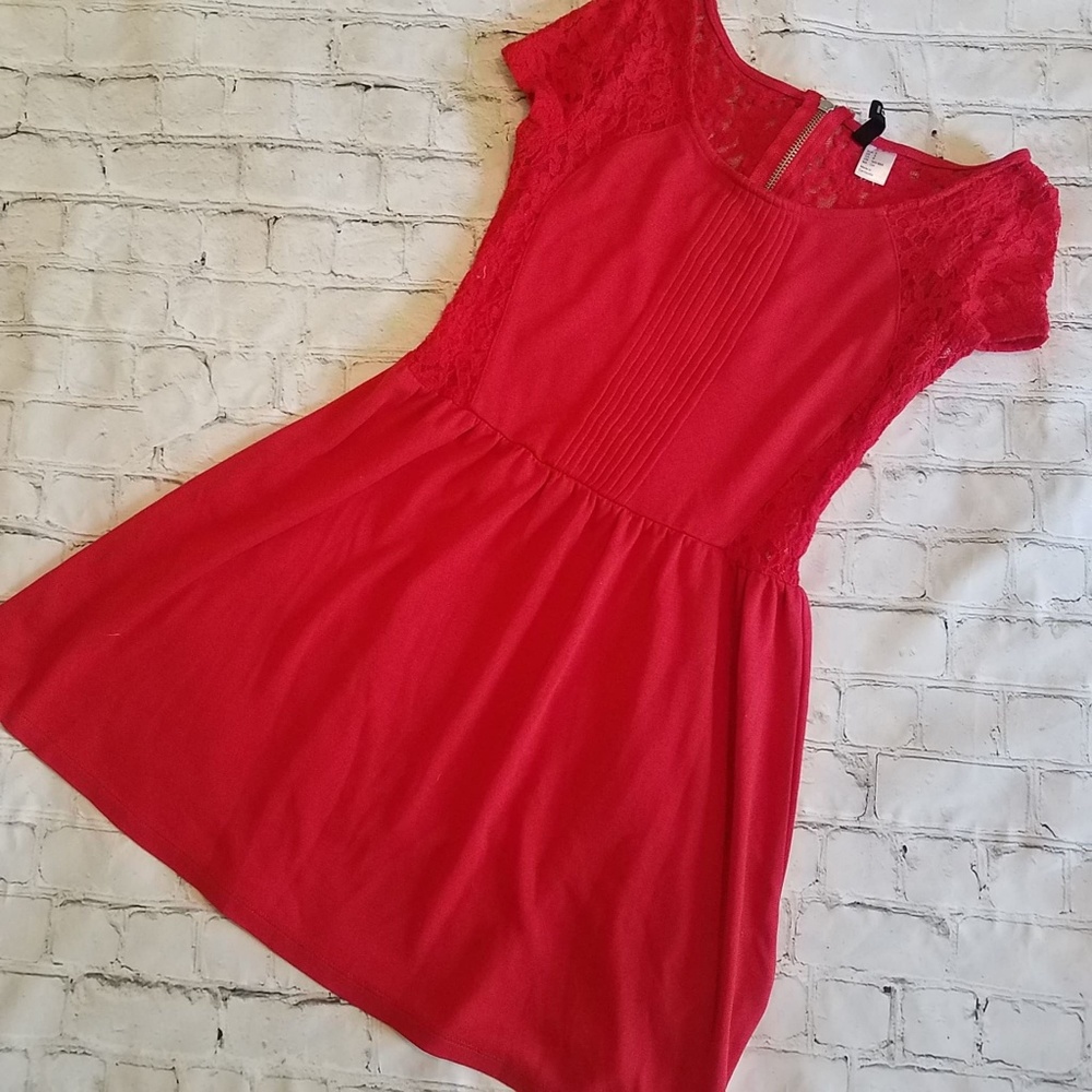Divided by H&M Red Mini Dress